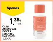 Continente Mylabel - óleo amêndoas doces promoção