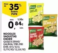 Continente Knorr - noodles saquetas promoção