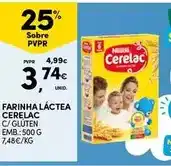 Continente Cerelac - farinha láctea promoção