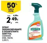 Continente Sanytol - spray desengordurante e desinfetante promoção