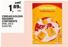 Continente Continente - cereais golden squares promoção