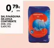 Continente Continente - sal p/maquina da loica promoção