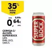 Continente Super bock - cerveja c/ alcool promoção