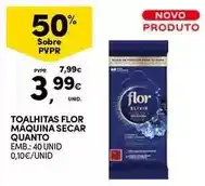 Continente Flor - toalhitas maquina secar promoção