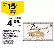 Continente Pantagruel - chocolate p/ culinaria promoção