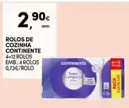 Continente Continente - rolos de cozinha promoção