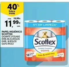 Continente Scottex - papel higiénico promoção