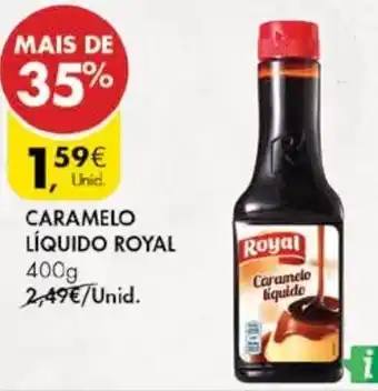 Pingo Doce Caramelo Líquido Royal 400g promoção