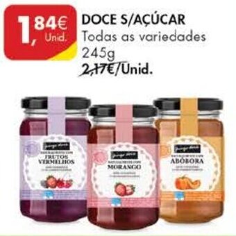 Pingo Doce Doce S/Açúcar 245g promoção