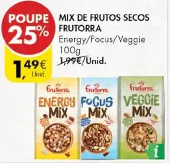 Pingo Doce Mix de Frutos Secos Frutorra 100g promoção