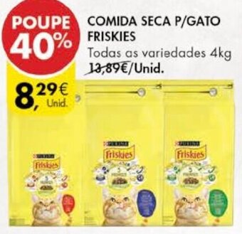 Pingo Doce Comida Seca P/Gato Friskies 4kg promoção