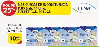 Tena Plus Médio 14 Unid