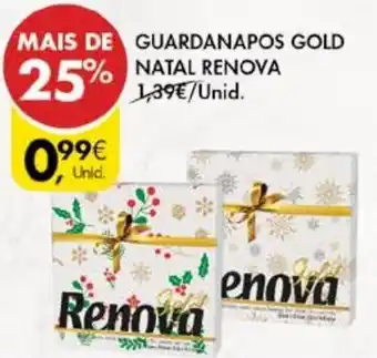 Guardanapos Gold Natal Renova
