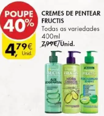 Cremes de Pentear Fructis 400ml