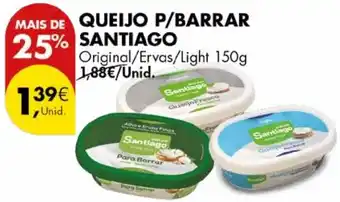 Pingo Doce Queijo p/barrar santiago promoção