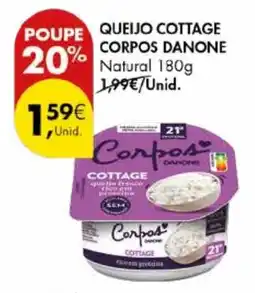 Pingo Doce Queijo cottage corpos danone natural promoção