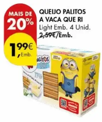 Pingo Doce Queijo palitos a vaca que ri promoção