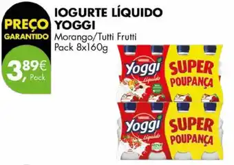 Pingo Doce Iogurte líquido yoggi promoção