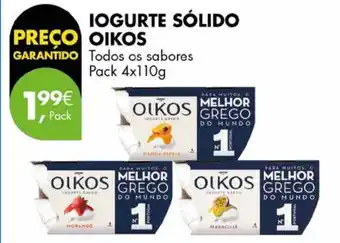 Pingo Doce Iogurte sólido oikos promoção