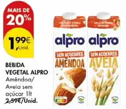 Pingo Doce Bebida vegetal alpro promoção