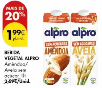 Pingo Doce Bebida vegetal alpro promoção