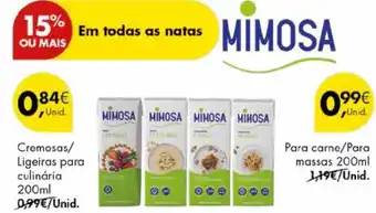 Pingo Doce Em todas as natas MIMOSA promoção