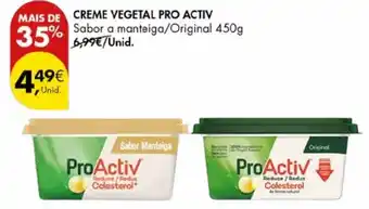 Pingo Doce Creme vegetal pro activ promoção