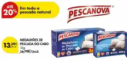 Pingo Doce Medalhões de pescada do cabo promoção