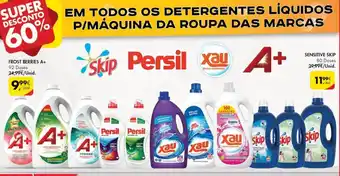 Detergentes Líquidos P/Máquina da ROupa das Marcas Frost Berries A+ 92 Doses