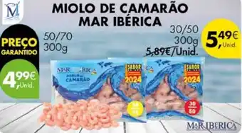 Pingo Doce Miolo de camarão mar ibérica promoção