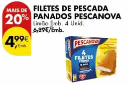 Pingo Doce Filetes de pescada  panados pescanova promoção