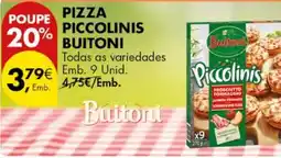 Pingo Doce Pizza piccolinis buitoni promoção