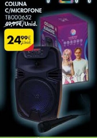 Pingo Doce Coluna C/Microfone promoção