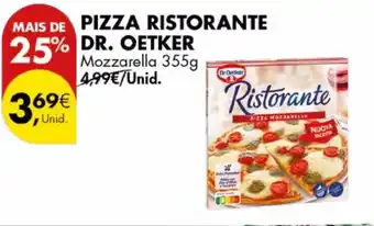 Pingo Doce Pizza mozzarella dr.oetker promoção