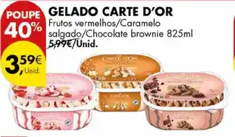 Pingo Doce Gelado carte d'or promoção