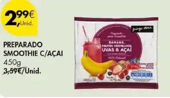 Pingo Doce Preparado smoothie c/açai promoção