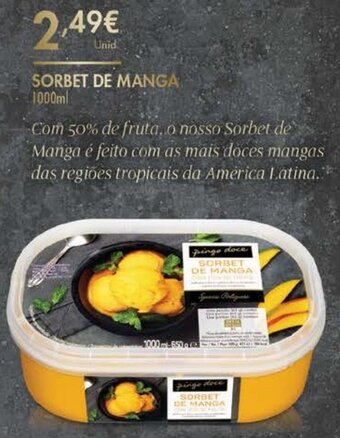 Sorbet de Manga 1000ml