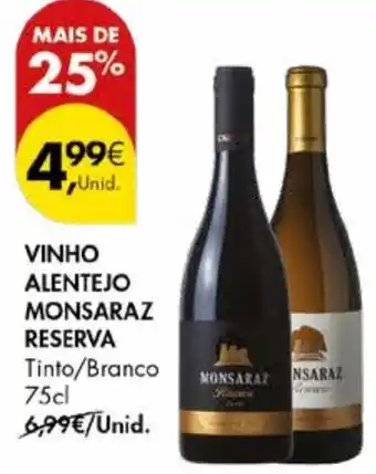 Pingo Doce Vinho alentejo monsaraz reserva promoção