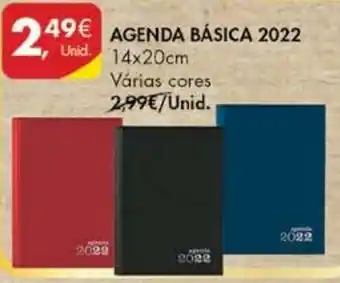 Agenda Básica 2022 14x20cm