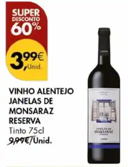 Pingo Doce Vinho alentejo janelas de monsaraz reserva tinto promoção