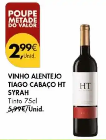 Pingo Doce Vinho alentejo tiago cabaco ht syrah promoção