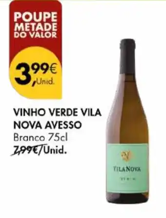 Pingo Doce Vinho verde vila nova avesso branco promoção