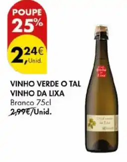 Pingo Doce Vinho verde o tal vinho da lixa branco promoção