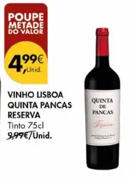 Pingo Doce Vinho lisboa quinta pancas reserva promoção