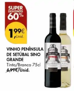 Pingo Doce Vinho península de setúbal sino grande promoção