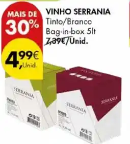 Pingo Doce Vinho serrania promoção