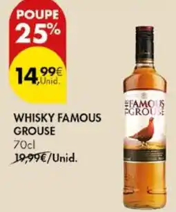 Pingo Doce Whisky famous grouse promoção