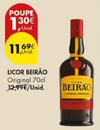 Pingo Doce Licor beirão original promoção