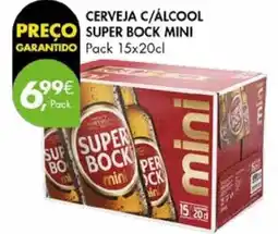 Pingo Doce Cerveja c/álcool super bock mini promoção