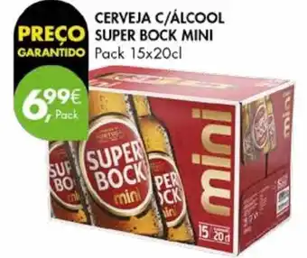 Pingo Doce Cerveja c/álcool super bock mini promoção